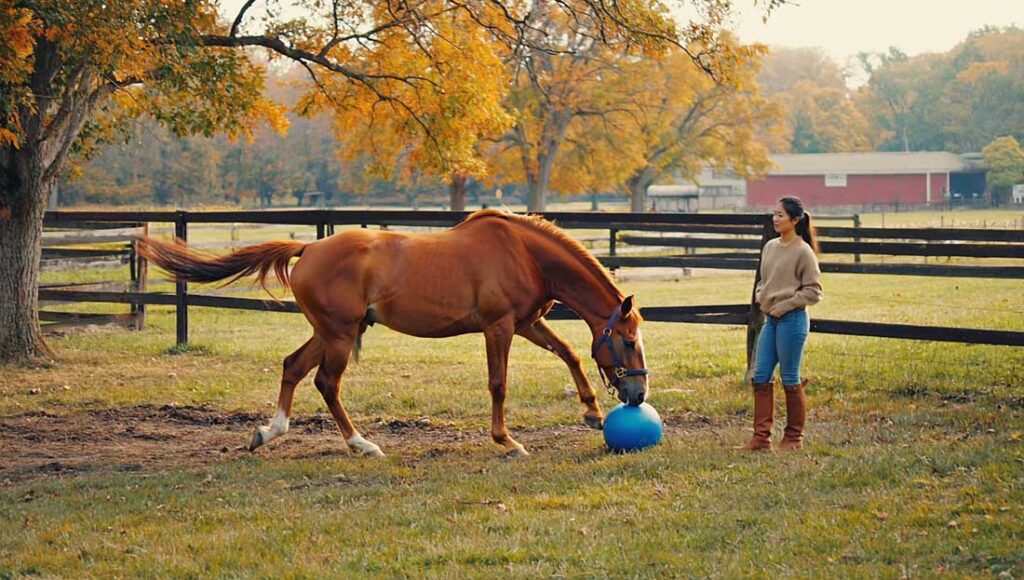 jolly ball horse toy